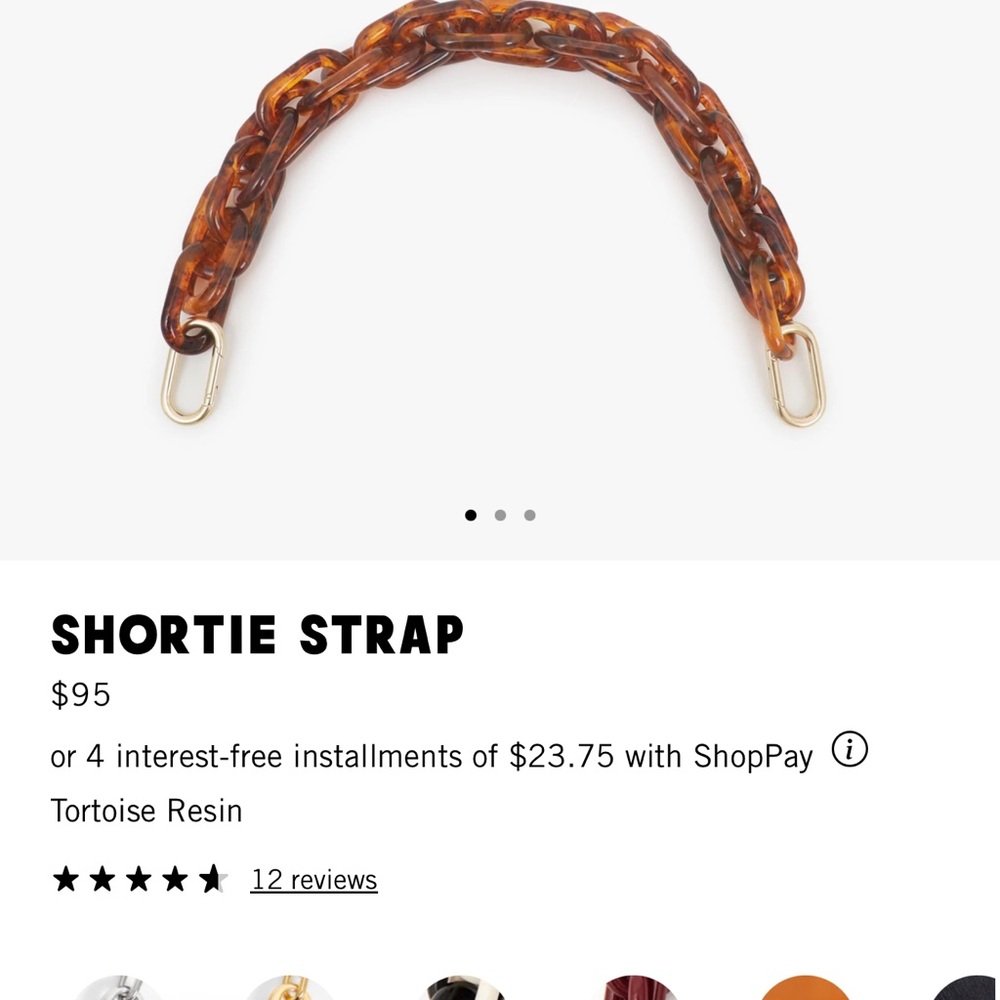 Elegant Tortoise Resin Hair Strap